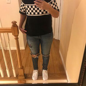American Eagle Super Stretch Ripped Jeggings Size 6 (28/30")